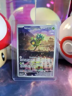 Teal Mask Ogerpon 123 Pokemon TCG S&V Black Star Promo Holo HP - Image 1