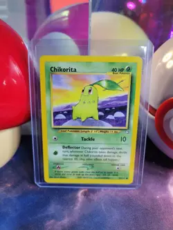 Chikorita 53/111 Pokemon TCG Neo Genesis Regular Common LP - Image 1