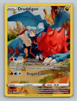 Pokemon SWSH12: Silver Tempest Trainer Gallery #TG09/TG30 Druddigon - Image 1