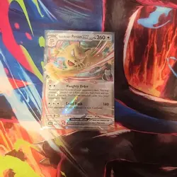 Team Rocket's Persian ex 150/182 Pokemon Destined Rivals NM - Image 1