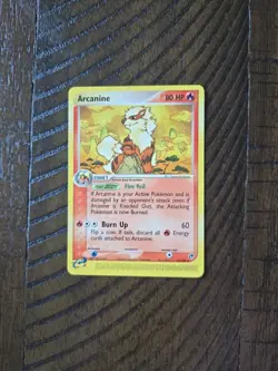 Pokemon 2003 EX Sandstorm Arcanine 15/100 Non-Holo Rare Card LP - Image 1