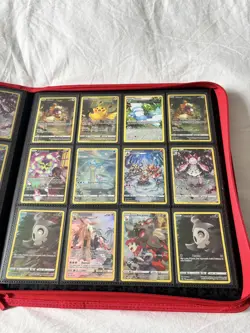 Massive Pokemon Tcg Collection Of Illustration Rares + Binder Included - Image 1