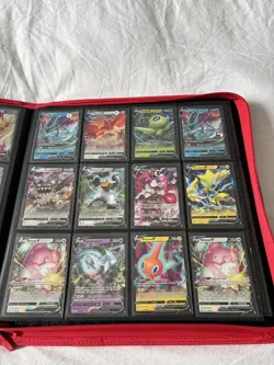 Massive Pokemon Tcg Collection Of Illustration Rares + Binder Included - Image 3