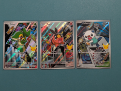 Pokemon TCG First Partner Illustration Series 2 Snivy Tepig Oshawott 1 - Image 1