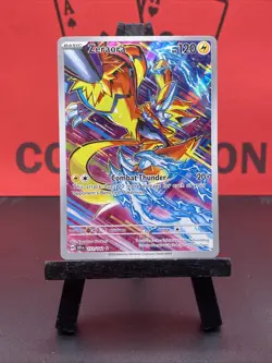 Zeraora 151/142 Stellar Crown Rare Holo Full Art Pokemon TCG 2024 NM - Image 2