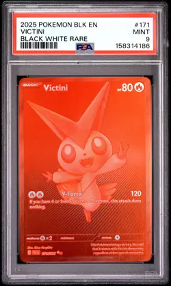 2025 Pokemon Black Bolt BWR 171 Victini PSA 9 158314186 - Image 1