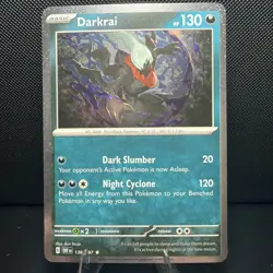 Darkrai 136/197 SWIRL Obsidian Flames Cosmos Promo Holo Rare Pokemon TCG MINT - Image 1