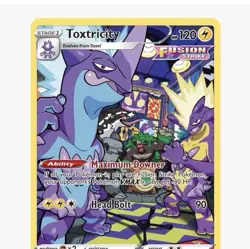 Pokemon TCG Toxtricity GG09/GG70 Crown Zenith GG Holo Ultra Rare English - Image 1
