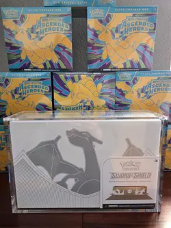 **Acrylic Display Case for Pokemon Sword & Shield Charizard UPC** SHIPS NOW - Image 1