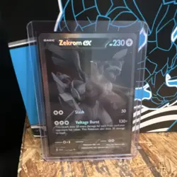 Zekrom ex 172/086 Sv: Black Bolt Holo 230 HP Black White Rare Basic EN - Image 1