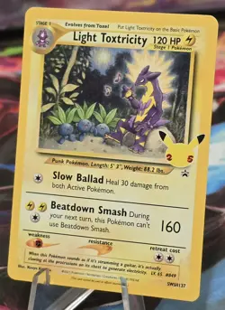 Light Toxtricity SWSH137 NM Near Mint English Pokemon TCG 25th Celebrations - Image 2