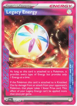 Legacy Energy 167/167 ACE SPEC Rare Twilight Masquerade Pokemon Holo Near Mint - Image 1