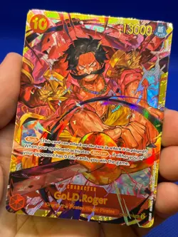 One Piece Emperors in the New World Gol D Roger OP09-118 Secret Rare SEC NM - Image 2