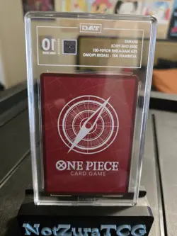 2025 ONE PIECE PROMOS PSA MAGAZINE EXCLUSIVE #001 SHANKS TAG 10 - Image 2