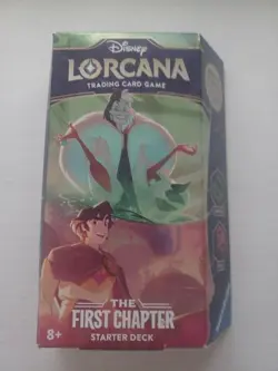 DISNEY LORCANA, THE FIRST CHAPTER, CRUELLA deVILL & ALADDIN STARTER DECK - Image 1