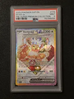 Eevee ex - Scarlet & Violet - Promo - SVP 174 - 2025 - PSA 9 - MINT - Image 1