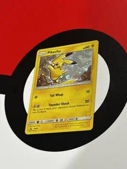 Pokemon 2017 Sun & Moon Pikachu SM98 Holo Black Star Promo - NM - Image 2