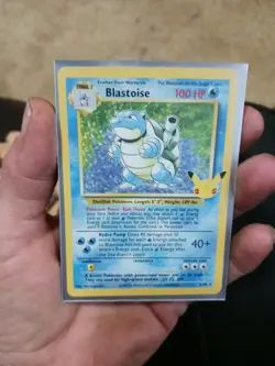 Pokemon TCG Blastoise Celebrations Classic Collection Card 2/102 - Image 2