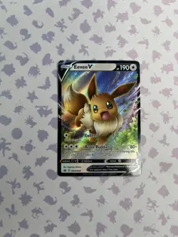 Eevee V SWSH065 SWSH: Sword & Shield Promo Cards Holo - Image 1