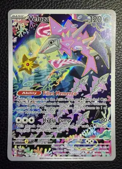 Pokemon TCG Card Veluza 192/182 Paradox Rift Illustration Rare - Image 1