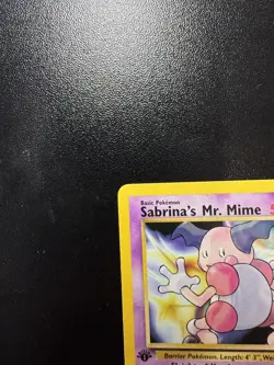 Pokemon Card - Sabrina's Mr. Mime Gym Heroes 94/132 Common 1st Edition - Image 3