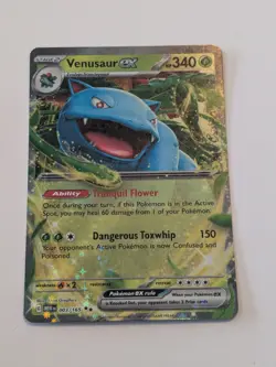 Venusaur ex 003/165 Scarlet & Violet 151 Pokemon Card Near Mint NM - Image 1