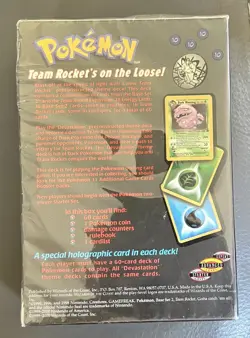 Team Rocket Devastation Theme Deck Pokemon Game Cards 2000 FACTORY SEALED - Image 2