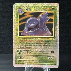 2002 Pokemon Card TCG Muk 16/110 Legendary Collection Reverse Holo Rare Foil LP - Image 1