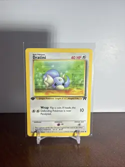 Pokemon Dratini Card 53/82 1st Edition Common NM Condition - Image 1