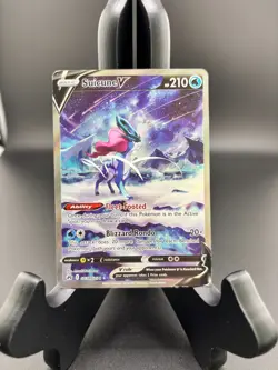 Suicune V GG38/GG70 Crown Zenith Galarian Gallery - Pokemon TCG Card - Image 1