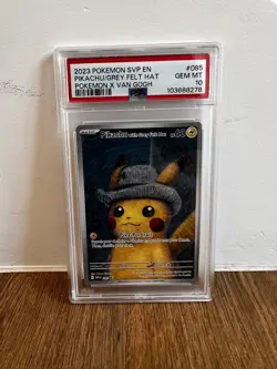 Pikachu With Grey Felt Hat 085 Van Gogh Promo PSA 10 - Pokemon Card GEM MT 10 - Image 3