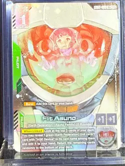 Flit Asuno GD02-088 Gundam NewType Rising Card Rare+ RP Near Mint NM - Image 1