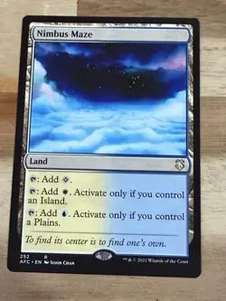 Magic The Gathering MTG Card Iconic Masters Nimbus Maze 252 Rare NM - Image 1