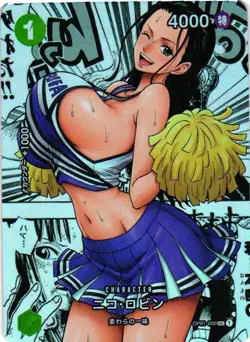 NICO ROBIN ONE PIECE Holographic Custom Art Goddess Story Anime Collectible Card - Image 1