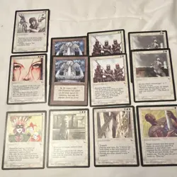 Magic: The Gathering The Dark 12 Card Lot 1994 Fountain of Youth Holy Light EN - Image 1