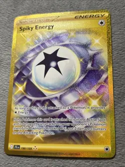 Spiky Energy 190/159 Pokemon Card Journey Together Hyper Rare NM - Image 2
