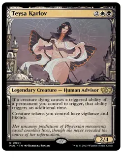 Teysa Karlov +10 Random Rares MTG Magic the Gathering Xmas Gift Set Lot - Image 1