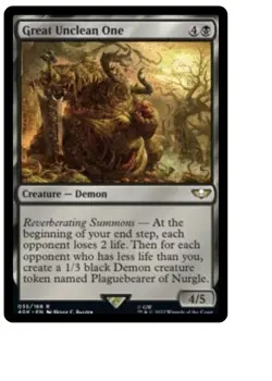 Great Unclean One + 10 Random Rares MTG Magic the Gathering Gift Set Lot - Image 1