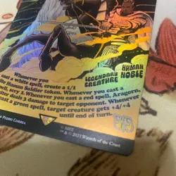 MTG Borderless foil Aragorn, the U - Image 5