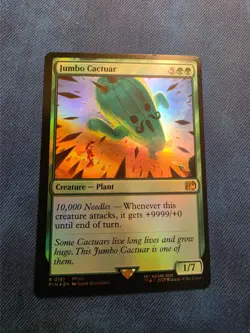 Jumbo Cactuar Final Fantasy Foil - Image 1