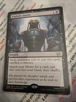 Diabolic Intent The Brothers' War 089/287 Regular Rare Sorcery MTG Magic - Image 1