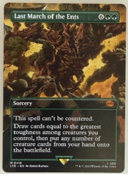 Last March of the Ents (Borderless) Universes Beyond: the Lord of the Rings...NM - Image 1