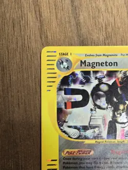 Magneton H16/H32 Aquapolis Holo Rare Stage 1 70 HP English 2002 - Image 2
