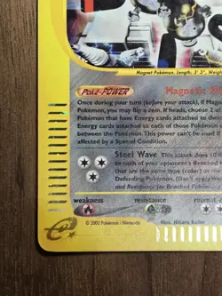 Magneton H16/H32 Aquapolis Holo Rare Stage 1 70 HP English 2002 - Image 5