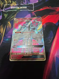 Alolan Ninetales GX 205/214 Ultra Rare Lost Thunder Pokemon Near Mint A946 - Image 1