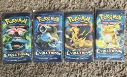 🔥Pokemon XY Evolutions Complete Set (4 Packs)🔥 820650801556 - Image 1