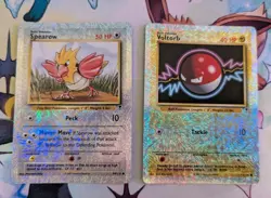 Spearow 94/110 Voltorb 97/110 Pokemon Legendary Collection Reverse Holo SET - Image 1