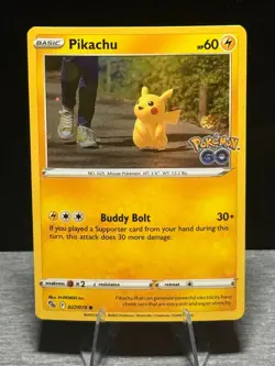 Pikachu #27/78 - Holo - Pokemon Go 2022 - Near Mint - Image 1