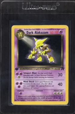 Dark Alakazam 1st Edition 18/82 - Team Rocket - Pokemon TCG - Image 1