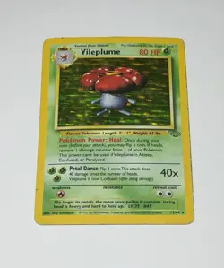 Vileplume Holo Jungle 15/64 Pokemon Card TCG WOTC Rare Vintage 1999 HP - Image 1